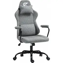 Геймерське крісло GT Racer X-2322 Fabric Gray [121453] - мініатюра 2