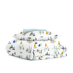Дитяча постільна білизна в ліжечко FOREST WIGWAM COSAS (4822052083406)