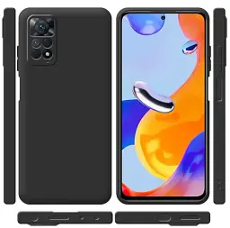 Силіконовий чохол BeCover для Xiaomi Redmi Note 12 Pro 4G Black (709310) - мініатюра 2