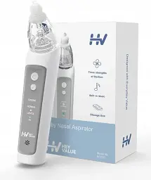 Аспіратор електричний назальний HeyValue BC025, 3 режими, 65 кПа, USB