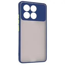 Чехол-панель-накладка для Xiaomi Poco X6 Pro 5G, Frosted Matte, синий, противоударный чехол с защитой всего корпуса, термополиуретан TPU + поликарбонат PC, ArmorStandart (ARM73373)