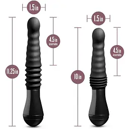 Пульсатор Temptasia by Blush Lazarus Thrusting Dildo Black - мініатюра 5