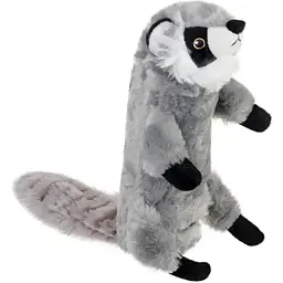 Іграшка для собак GiGwi Catch&fetch, шкірка єнота, з пляшкою пищалкою, 51 см (75270)