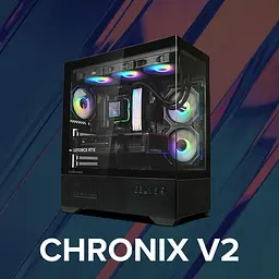 Zalman Корпус Chronix V2 без БР, 1xUSB3.0, 1xUSB2.0, 1x Type C, 2x120мм ARGB Reverse, 4x120мм ARGB, VGA 410мм, LCS ready, TG Side/Front Panel, ATX, чорний - мініатюра 2