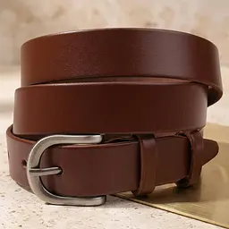 Ремінь жіночий з натуральної шкіри Vintage 20784 Коричневий