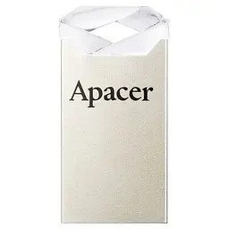 Флеш-накопичувач Apacer USB 32GB AH111 Silver/Crystal (AP32GAH111CR-1) - мініатюра 2