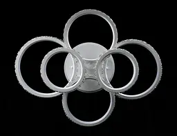 Стельова LED люстра з пультом і нічником Splendid-Ray 30-4022-52 - мініатюра 5