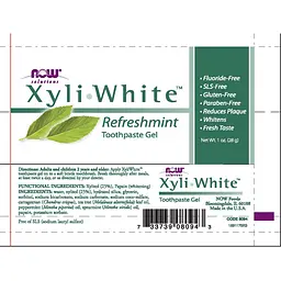 Зубна паста-гель Now Foods Xyli White Refreshmint 40 шт. - мініатюра 2