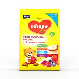 Молочна каша Milupa Рисова з лісовими ягодами 210 г - мініатюра 2