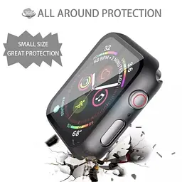 Захисний чохол зі склом Choice для Apple Watch 41 мм Чорний - мініатюра 3