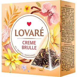 Чай черный Lovare Creme Brulee 30 г (15 шт. х 2 г)