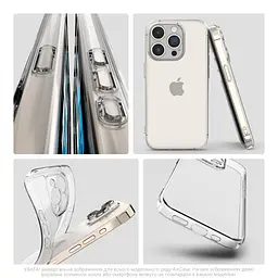 Чохол до мобільного телефона Armorstandart Air Xiaomi Poco F5 Pro Clear (ARM89840) - мініатюра 4