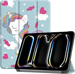 Чохол-книжка BeCover Smart Case для Apple iPad Pro 13 M4 2024 Unicorn (711652) - мініатюра 2