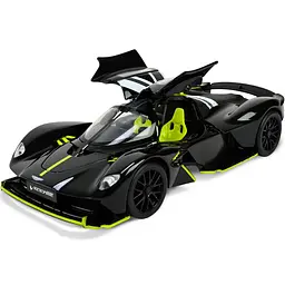 Колекційна металева модель автомобіля Автопром Aston Martin Valkyrie 2024 зі світлом та звуком 1:23 - мініатюра 2