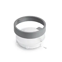Led світильник Videx IP65 круглий 18 Вт 5000 K сірий (VL-BH12R-185) - мініатюра 2