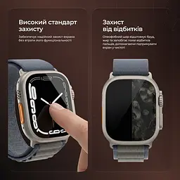 Захисне скло Proove Achilles Apple Watch Ultra/Watch Ultra 2/3 49 mm - мініатюра 11