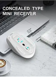 Миша бездротова 2 режимна Apayado T02 Pro Dual Mode Wireless Mouse сіра - мініатюра 6