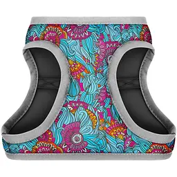 Шлея для собак м'яка Waudog Clothes Лето, з QR паспортом, XS3,32-35х22-24 см - мініатюра 2