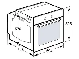 Духовка електрична Bosch HJG852YS0 - мініатюра 8