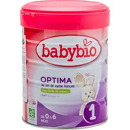 Органічна молочна суміш BabyBio Optima 1, 800 г