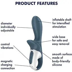 Анальний вібратор Satisfyer Air Pump Booty 2 - мініатюра 4
