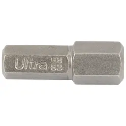 Біти HEX 8×25мм ¼" 8шт S2 (блістер) ULTRA (4015032) - мініатюра 3