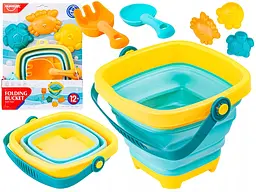 Набір для гри в воді та в піску Baby Team HE0258 6 предметів Різнокольоровий shop (3858895416522)