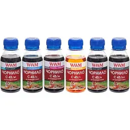 Комплект чорнил WWM для Canon CL-441/446/94, 6x100 мл (C45SET-6)