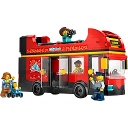 Конструктор LEGO City Червоний двоповерховий екскурсійний автобус 384 деталі (60407) - мініатюра 3