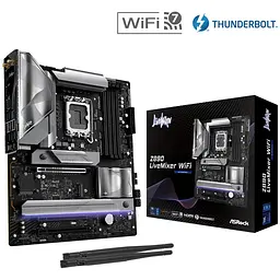 Материнська плата AsRock Z890 LIVEMIXER WIFI (1851/Z890, 4*DDR5, 2*PCIex16, HDMI/TB4, 4xSATA, 4xM.2, 2.5Glan, 7.1ch (Z890 LIVEMIXER WIFI) - мініатюра 2