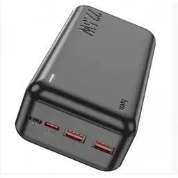 Зовнішній акумулятор Hoco Power Bank J101B 30000 mAh PD20W+QC3.0 22.5W Чорний 6931474782519 - мініатюра 2