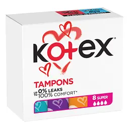 Тампони Kotex Super 8 шт. (5029053534541) - мініатюра 2