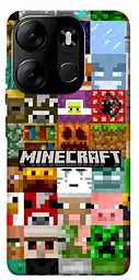 Чохол Demsky Minecraft collage для Tecno Spark Go 2023