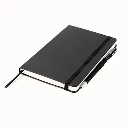 Книга записна Axent Partner A5- в клітинку 96 аркушів чорна (8201-01-A) - мініатюра 8