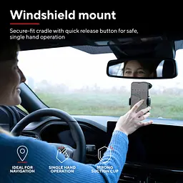 Автомобільний тримач смартфона Trust Runo 4-7", чорний teh0018470 - мініатюра 3