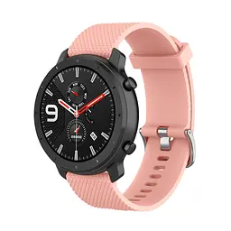 Ремінець силіконовий 20 мм для Samsung Galaxy Watch 42/3 41 мм/Active/Active 2 BeWatch GT CBітло-рожевий (1011422) - мініатюра 3
