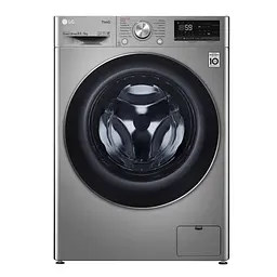 Прально-сушильна машина LG F2V5GG9T, 8,5кг (5кг), 1200, A, Пар, глибина 47см, Дисплей, Інвертор, Сріблястий (F2V5GG9T) - мініатюра 2