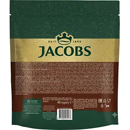 Кава розчинна Jacobs Kraftig, оригінал, екон.пакет 400 г - мініатюра 2
