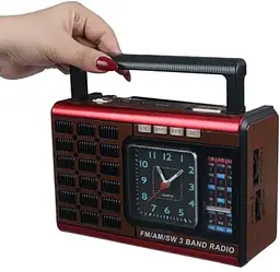 Портативний радіоприймач MEIER MD-919 – FM/AM/SW акумуляторний USB/TF колонка - мініатюра 2