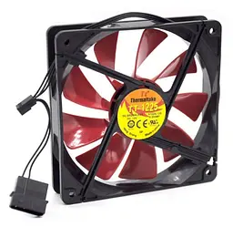Кулер для процесора Thermaltake Riing Silent 12 Red TT-1225 (115X/1200) (A1225L12S (115X/1200)) Б/в - мініатюра 2