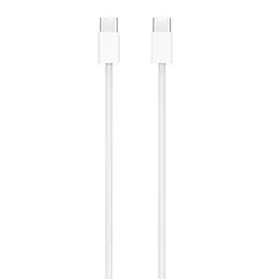 Кабель для зарядки Type-C – Type-C, 1 м, білий, швидка зарядка, для телефону та планшету - мініатюра 3