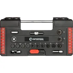 Набір торцевих головок із тріскачкою Intertool VT-3657 57шт [98831] - мініатюра 5