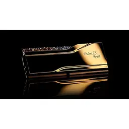 Модуль пам'яті DDR5 G.Skill Trident Z5 Royal 2x16GB 6400MHz Gold (F5-6400J3039G16GX2-TR5G) [148642] - мініатюра 5