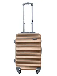 Валіза маленька S ABS-пластик Milano bag 004 56,5×39×24см 40л Шампань
