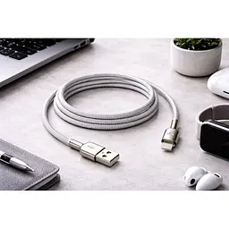 Кабель Monblan USB-A to Lightning Nylon Series 20W 1.2м Starlight [160749] - мініатюра 2