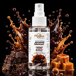 Лубрикант Boys Of Toys MyLove Aroma Series IntimMassage Chocolate Caramel 2в1 та масажний гель, 50 мл - мініатюра 2