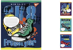Набір зошитів учнівських Yes Skates лінія 12 аркушів 25 шт 765806