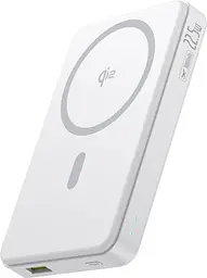 Портативний акумулятор Baseus Airpow II Qi2 Magnetic 22.5W 10000mAh moon white (P10080000213-00)