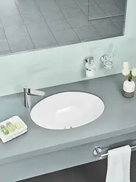 Раковина Grohe Bau 55 см монтаж під стільницю 39423000, Білий - мініатюра 3