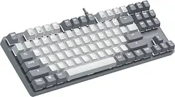 Клавіатура дротова GamePro Genesis Metallic Outemu Red Swithes USB Gray (MK110G) - мініатюра 2
